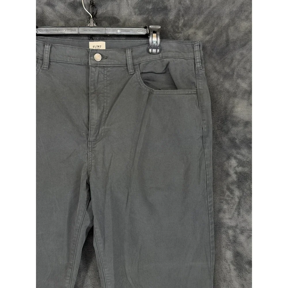 Flint and Tinder‎ 365 Straight Fit Pants Mens 38x33 Charcoal Grey F-510002